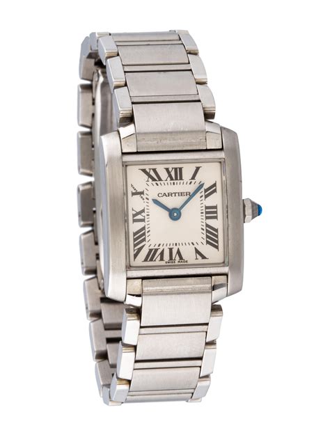 cartier tank watch francaise|cartier tank francaise men's watch.